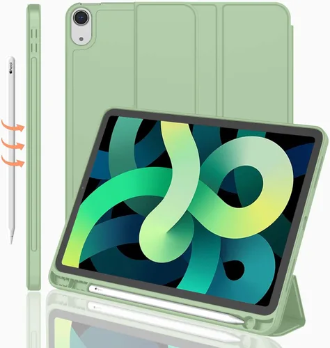 Miniatura 23 de iMieet Funda para iPad Air de 11 pulgadas M3 (2025) / M2 (2024), iPad Air de 5ª/4ª generación 2022/2020 de 10.9 pulgadas con soporte para lápices