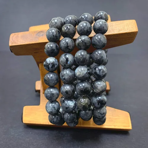 Miniatura 75 de Gem Avenue Handmade Round Bead Stretch Bracelet Unisex Natural Stone Beaded Jewelry for Men & Women, Elastic Wristband for Daily Wear