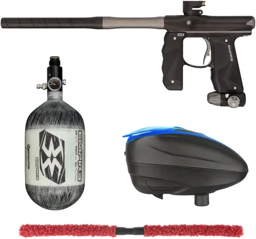 Miniatura 10 de Action Village Empire Mini GS TP Contender Kit de pistola de paintball con tanque 68/4500 Negro Polvo/Negro Polvo