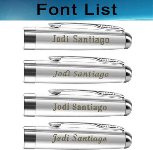 Miniatura 4 de Bolígrafos personalizados, estuche para bolígrafos grabado personalizado para hombres, bolígrafos Twist Action 0.7, juego de bolígrafos de Negro