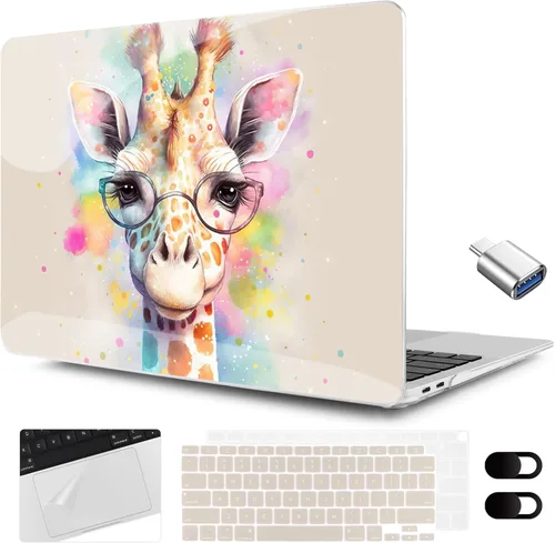 Miniatura 11 de MEEgoodo para MacBook Air de 13.3 pulgadas, funda 2021 2020 2019 2018 A2337 M1 A2179 A1932, carcasa transparente para MacBook Air M1, carcasa dura