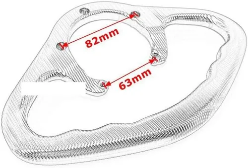 Miniatura 6 de F - Manijas CNC para pasajeros, para motocicleta, para Yamaha MT-07, MT-03, MT-09, MT-25, MT, 03, 07, 09, 25, MT09, MT03 Y (color negro MT-03)