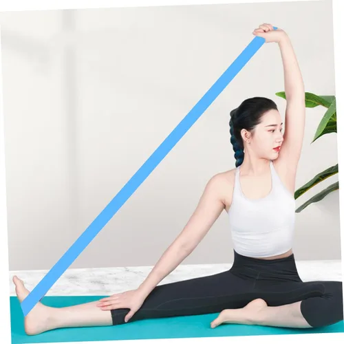 Miniatura 4 de 3 bandas de resistencia para yoga y entrenamiento de fuerza, bandas elásticas con alta elasticidad y resistencia para brazos, espalda, piernas