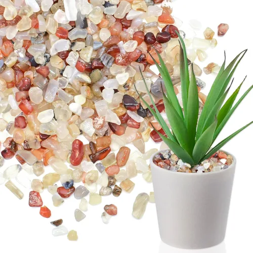Miniatura 14 de Halatool Guijarros Verdes de 6 Libras 0.35"- 0.6" Grava de Acuario para Pecera Guijarros Naturales de Paisajismo para Decoración del Hogar Piedras