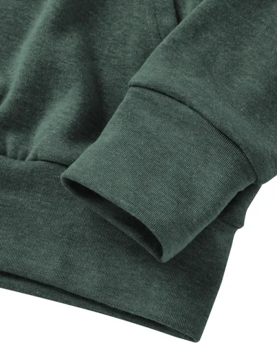 Miniatura 5 de GIVON - Sudadera ligera con capucha, manga larga y bolsillo frontal (XS 4XL) para mujer