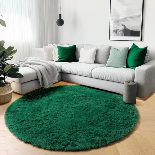Miniatura 10 de ONASAR - Alfombra de pasillo negra de 2 x 6 pies, esponjosa, lavable, ultrasuave, afelpada, peluda, tapete para bebés, dormitorio de niños, armario