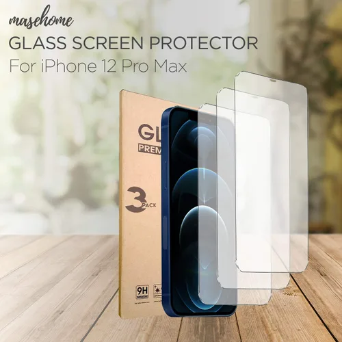Miniatura 7 de Protector de pantalla de vidrio templado para iPhone 12 Pro Max (paquete de 3)