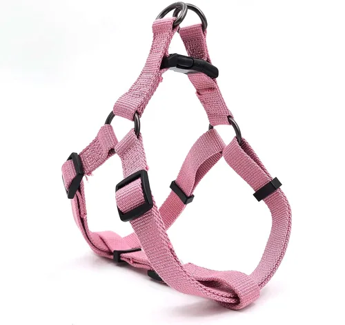 Miniatura 11 de Arnés de perro ajustable tricolor para perros pequeños y XS - Arnés resistente y fácil de caminar para cachorros, azul y rosa