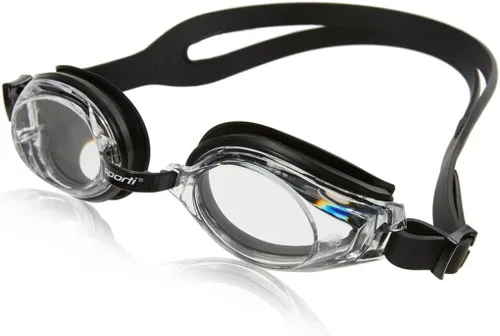 Miniatura 10 de Sporti Gafas de natación unisex para adultos con óptica positiva, gafas antivaho para hombres y mujeres, resistentes a las roturas, con dobles
