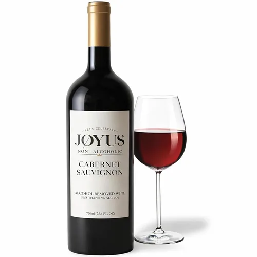 Miniatura 10 de JØYUS Vino Rosado Sin Alcohol, Vino Desalcoholizado Premiado Mejor de su Clase, Ligero y Refrescante, Bajo en Azúcar y Calorías, 750 ml (1 Botella)