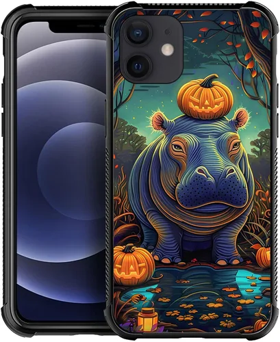 Miniatura 22 de ZHEGAILIAN Funda compatible con iPhone 11, fundas de cristal de color caballo de baile, parte trasera de vidrio templado+funda protectora