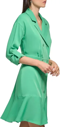 Miniatura 2 de Karl Lagerfeld Paris Womens Everyday Casual Shirt Dress Dress