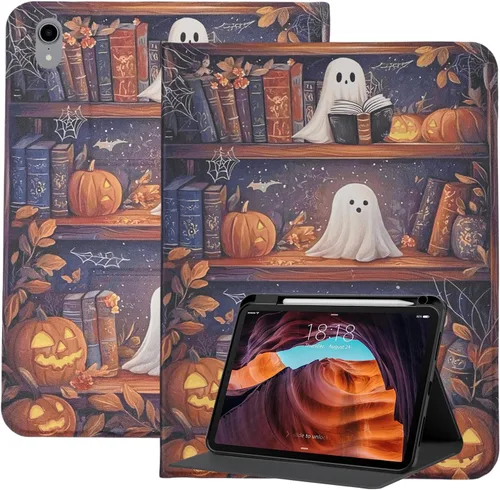 Funda giratoria para iPad Air de 11 pulgadas (M3/M2-2025/2024), iPad Air de 4ª/5ª generación 2022/2020 de 10.9 pulgadas, funda de piel sintética con
