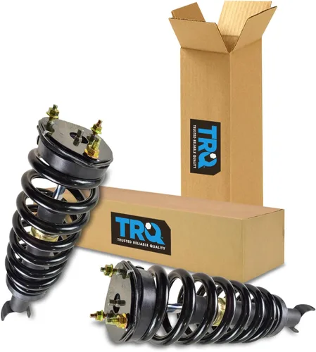 Miniatura 224 de TRQ Conjunto de Amortiguador y Resorte Delantero Cargado con Resorte Helicoidal Pre-ensamblado Compatible con Jeep Cherokee Limited AWD 14-22 Sin