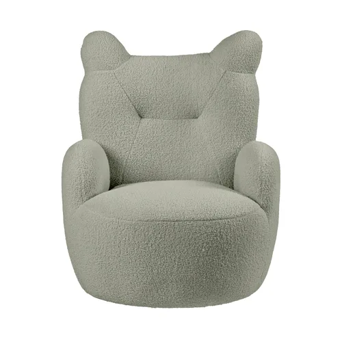 Miniatura 10 de ECR4Kids Teddy Bear Sherpa - Silla para niños pequeños, altura del asiento de 14 pulgadas, muebles para niños, salvia oscura