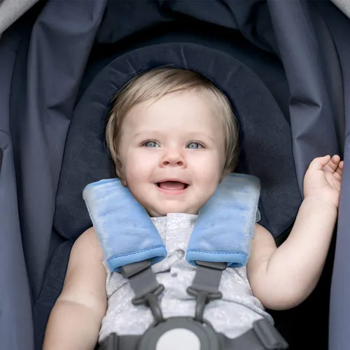 Miniatura 2 de COOLBEBE Almohadillas para Correas de Asiento de Automóvil para Bebés y Niños, Fundas de Cinturón de Seguridad Súper Suaves para Todos los Asientos