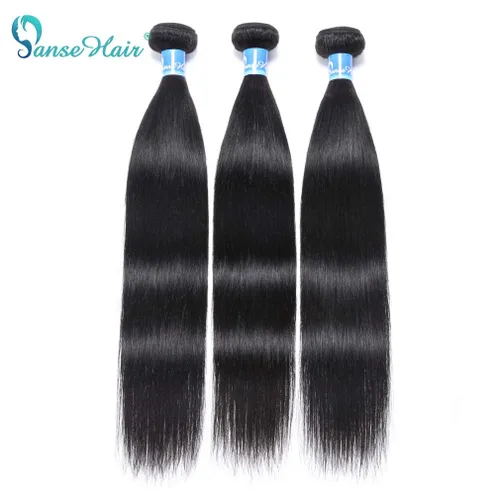 Miniatura 7 de Mechones de cabello 10A Remy peruano, cabello lacio, sedoso, 100 % sin procesar