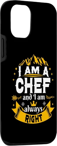 Miniatura 3 de iPhone 15 Chef Always Right For Men Unique Ideas Cooking Cook Case