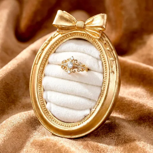 Miniatura 22 de Liliaafar Soporte de anillo vintage rectangular plateado soporte de exhibición para aretes, bandeja de exhibición de aretes, aniversario