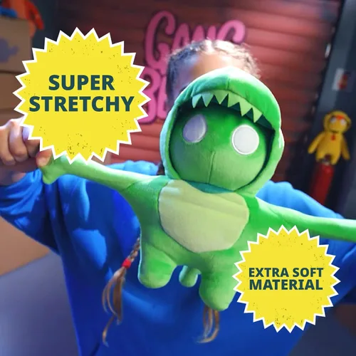 Miniatura 4 de Peluches elásticos de Gang Beasts. Juguetes de peluche lindos de 16 pulgadas. Juguetes para niños. 4 peluches grandes para coleccionar. Juguetes