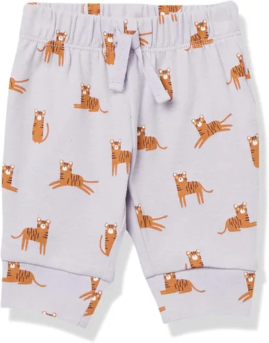 Miniatura 3 de Tienda Essentials Pantalones de algodón sin cordones para bebé, paquete de 4