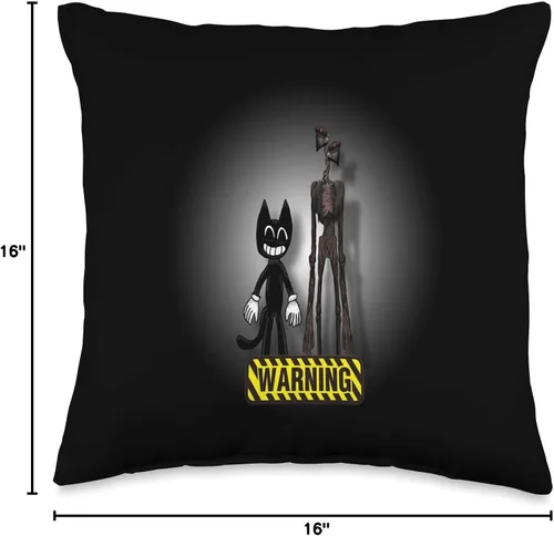 Miniatura 4 de Gato de dibujos animados Cabeza de sirena, Creepypasta, horror, miedo, gato de dibujos animados que amamos a escapar de la cabeza de sirena