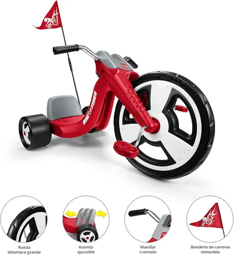 Miniatura 2 de Bicicleta para niños de Radio Flyer, juguetes para niños, juguetes al aire libre para niños pequeños de 3 a 5 años, bicicleta para niños pequeños