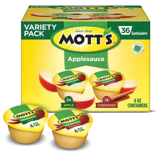 Miniatura 12 de Mott's Puré de manzana, taza de 4 onzas, 18