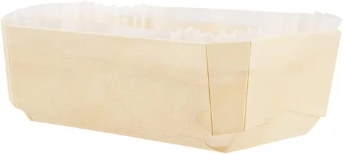 Miniatura 16 de Restaurantware Taipei - Moldes de madera para hornear de 17 onzas, 100 moldes desechables listos para horno, con forros de papel, recipientes