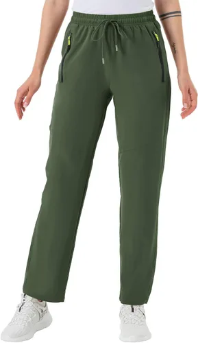 Miniatura 2 de BGOWATU Pantalones cargo de senderismo para mujer, de secado rápido, ligeros, resistentes al agua, con bolsillos con cremallera