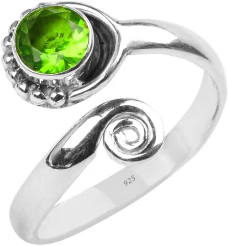 Miniatura 79 de Gemstone Stone Toe Ring 925 Sterling Silver Feet Body Jewellery Handame Toe Ring Gemstone Adjustable Toering For Girls Women Gift Jewellery