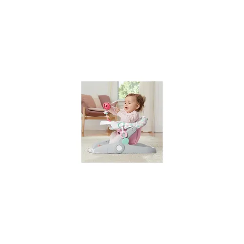 Miniatura 5 de Summer Infant Asiento de Piso de 3 Posiciones para Aprender a Sentarse Etapas, Rosa Dulce-y-Agrio – Sienta al Bebé para Ver el Mundo – Asiento