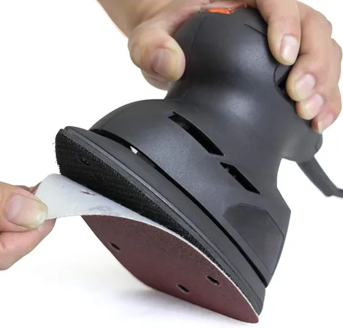 Miniatura 7 de Coceca Papel de lija con detalle de ratón, papel de lija surtido, 40, 80, 120, 180, 240 granos (50 piezas de papel de lija para ratón)