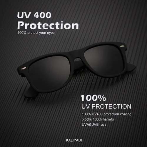Miniatura 2 de Lentes de sol polarizados para hombres y mujeres acabado mate lentes espejados de color bloqueo UV al 100 paquete de 3