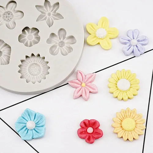 Miniatura 9 de Molde de jabón de silicona con forma de flor de rosa 3D, molde para pastel de chocolate, hecho a mano, decoración de fondant, fabricación de jabón