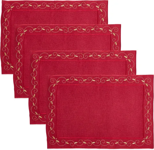 Miniatura 3 de Manteles individuales bordados (juego de 4)