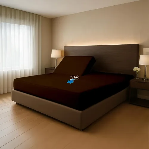 Miniatura 12 de SGI bedding Funda protectora de colchón impermeable con parte superior dividida tamaño Queen de 60 x 80 pulgadas, parte superior de 28 pulgadas
