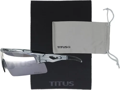 Miniatura 38 de TITUS G20 Gafas de seguridad para todos los deportes, protección para motocicletas, compatibles con ANSI Z87+ Marco negro - Lente ahumado - Con bolsa