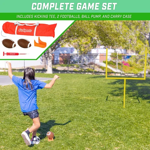 Miniatura 5 de GoSports Poste de Portería de Fútbol Americano - Juego de Fútbol Americano para Patio Trasero de 6 u 8 Pies