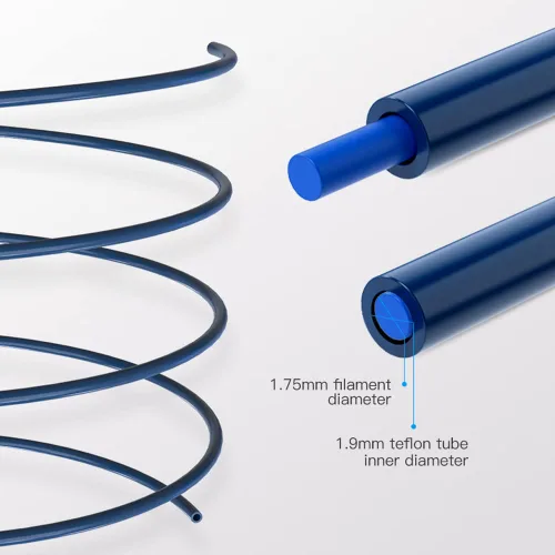 Miniatura 6 de Creality - Tubo de teflón Capricornio oficial de 2m, tubo Bowden de PTFE de baja fricción de 1.75mm para impresoras 3D FDM Ender 3, 5, CR-10, 6 SE