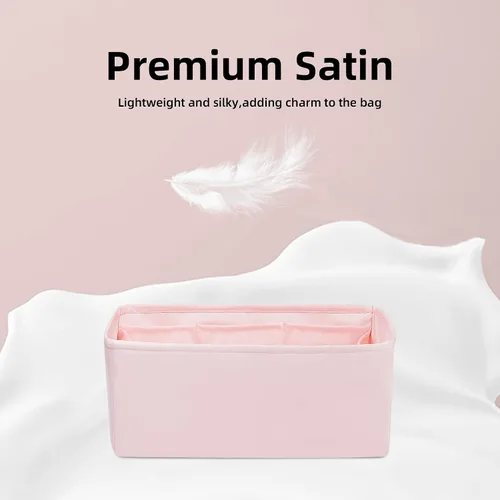 Miniatura 3 de DGAZ Organizador de bolso de seda para bolsas de Hermes Herbag 313950, organizador de bolsos y bolsas de lujo, inserto de bolsa Simplicity