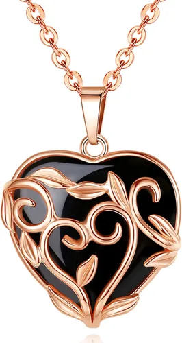 MAIBAOTA Collar de punto de cristal curativo envuelto en flores, collares con dije de piedra de cristal natural, joyería de cuarzo reiki para mujer,