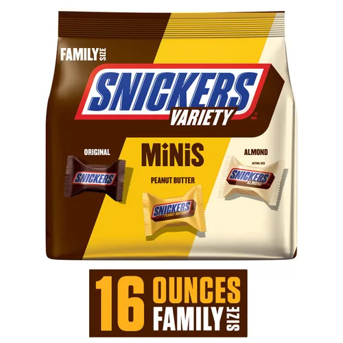 Miniatura 10 de Snickers Barras de chocolate con caramelo miniatura