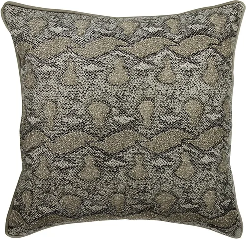 Miniatura 12 de The HomeCentric Funda de cojín para silla, fundas de almohada decorativas de 22 x 22 pulgadas (21.7 x 21.7 in), color plateado, fundas de almohada