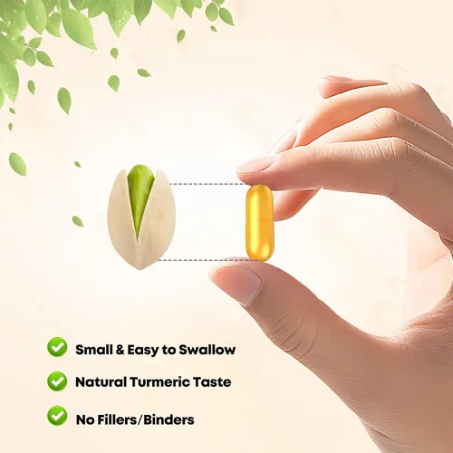 Miniatura 6 de Suplemento de curcumina de cúrcuma con pimienta negra, 95% curcuminoides, glucosamina, condroitina, boswellia, MSM y berberina, cúrcuma con cápsulas