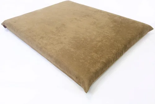 Miniatura 8 de Lujosa cama para perros de espuma viscoelástica con almohadilla sólida y funda interior impermeable y fundas externas para perros pequeños y Beige
