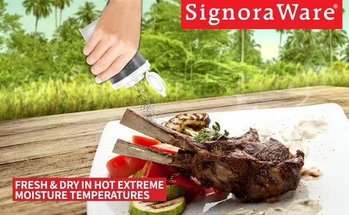 Miniatura 2 de SIGNORAWARE - Salero y pimentero a prueba de humedad para ir de campamento, picnic al aire libre, cocina, loncheras, juego de especias de viaje