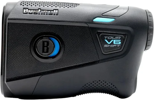 Miniatura 10 de Bushnell Golf Tour V6 Shift Laser Rangefinder with Slope Compensation, 1300-Yard Range, Flag Lock Vibration, Magnetic Cart Mount, 6X Magnification