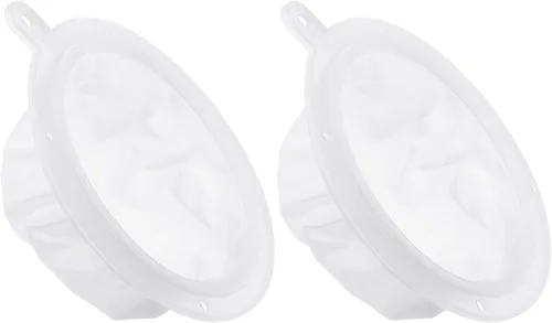Miniatura 9 de PATIKIL Filtro de alimentos de 5.4 pulgadas de diámetro exterior, paquete de 2 filtros de malla de 100 filtros de malla fina para jugo, café