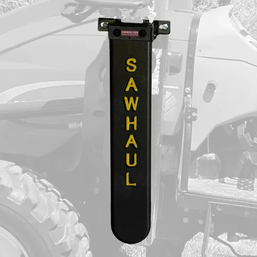 Miniatura 8 de SawHaul Soporte universal para motosierra para tractor, fabricado en Kansas, Estados Unidos, portatosierra de montaje fijo (20 pulgadas, verde)